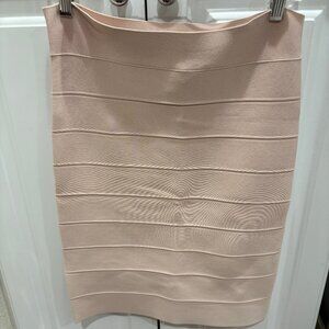 NWOT - BCBG Bandage Skirt – Ballet Pink/Cream